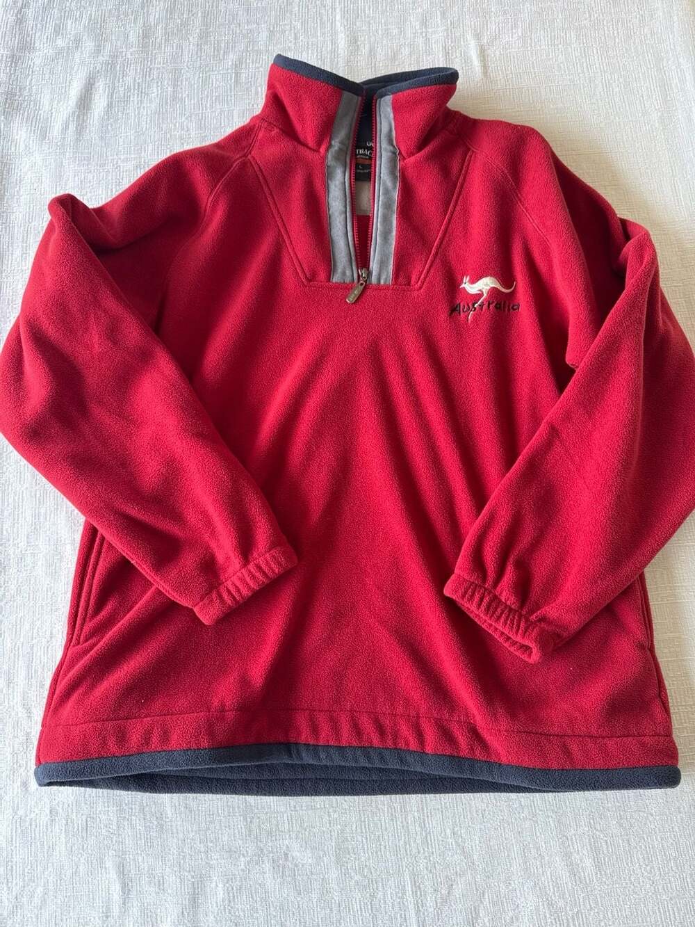 Moncler Vintage Moncler fleece hoodie half zipper